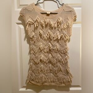 Anthropologie sleeveless sweater Size XS
